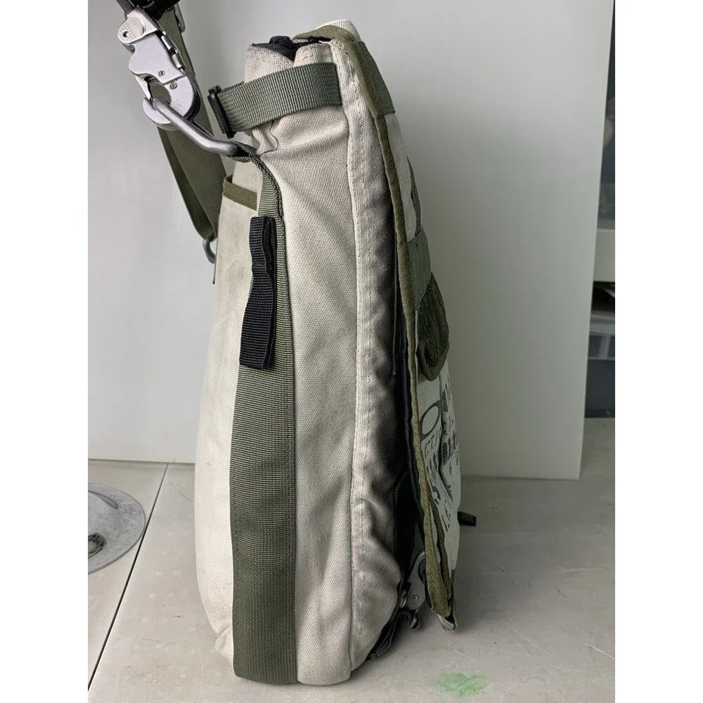 Oakley Tactical Field Gear Standard Issue Canvas Messenger Bag Adjustable Strap